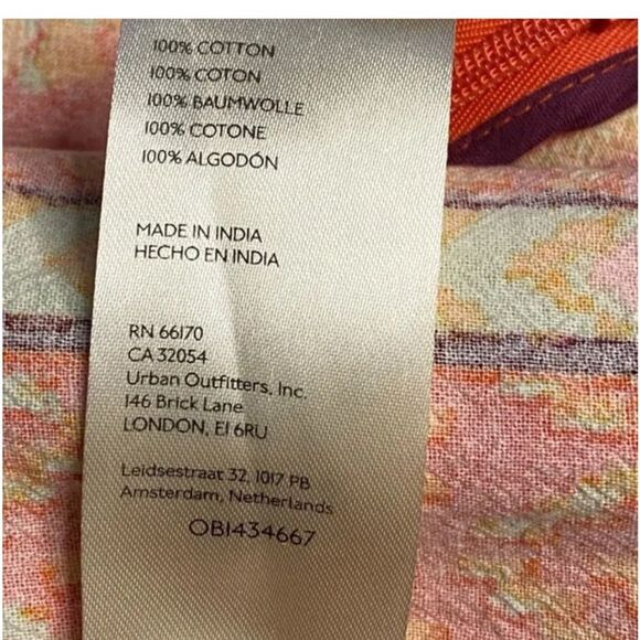 Free People | NWT Cleo Geometric-print Wrap Skirt Rust Combo Boho Aztec | 4 - Picture 5 of 5